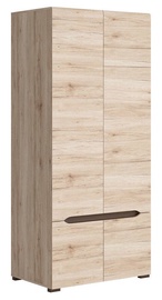 Black Red White Elpasso Wardrobe San Remo Oak