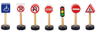 Viga Train Set Accessory Traffic Signs 50817