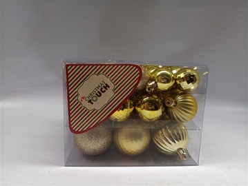 Eglutės žaisliukų komplektas Christmas Touch, 50 vnt.
