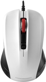 Kompiuterio pelė Modecom M9.1 White, laidinė, optinė