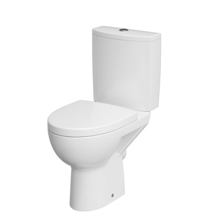 Туалет, напольный Cersanit Parva, с крышкой, 360 мм x 595 мм