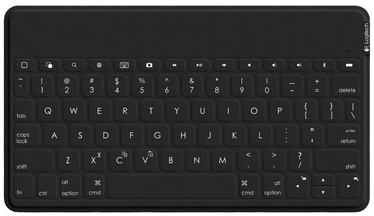 Klaviatuur Logitech Keys-To-Go EN, must, juhtmeta