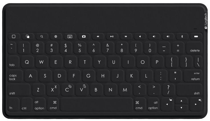 Klaviatūra Logitech Keys-To-Go EN, melna, bezvadu