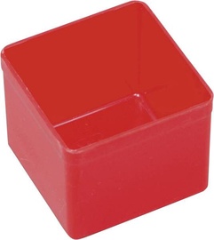 Instrumentu kaste Allit 45/1, 5.4 cm x 4.5 cm x 5.4 cm, sarkana