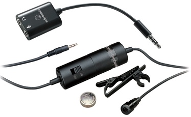 Audio-Technica ATR3350iS Omnidirectional Condenser Lavalier Microphone
