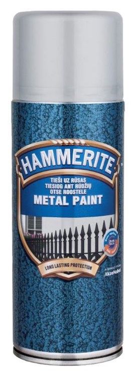 Aerosola krāsa Hammerite Hammered, dekoratīvie, melns, 0.4 l