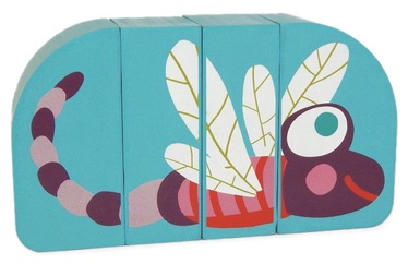 Klucīši Oops Wooden Magnetic Puzzle Dragonfly 16007.31