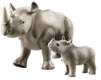 Rotaļlietu figūriņa Playmobil Rhino With Baby 70357