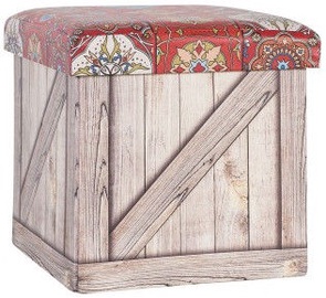 Home4you Box Ventura 36x36xH36cm Mosaic Red