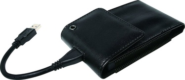 LogiLink UA0235 USB 3.0 HDD/SSD Enclosure 2.5'' Leather Black