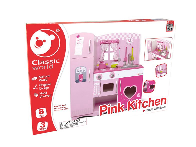 Vaikiška virtuvėlė Classic World 4119, rožinė