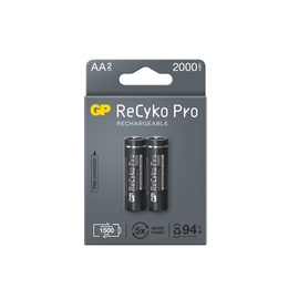 Uzlādējamās baterijas GP GPRHC212B308, AA, 2000 mAh, 2 gab.