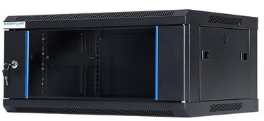 Digitalbox START.LAN Wall Cabinet 19'' 4U/450mm Glass Black