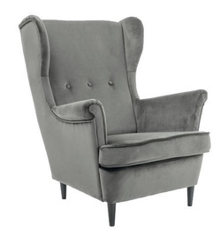 Fotelis Signal Meble Lord Velvet Grey, 72x85x101 cm