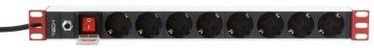 Techly Pro Rack Power Strip 1U 8xSchuko