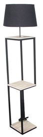Verners Rasa Floor Lamp 60W E27 Black/Wood