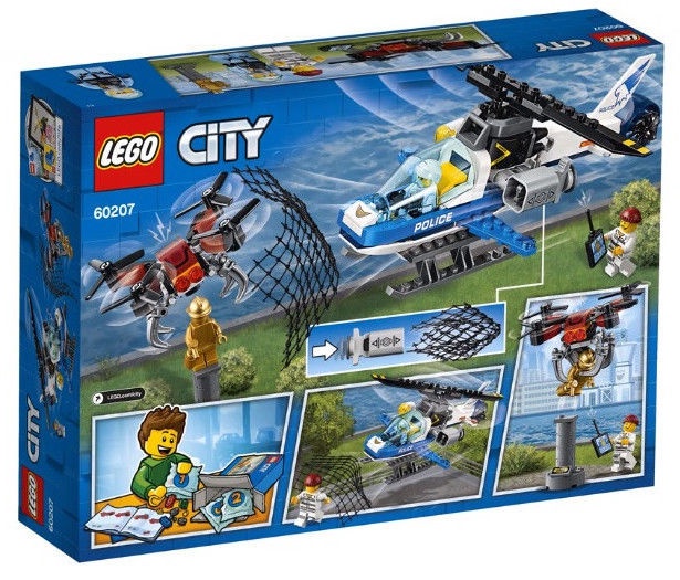 Конструктор LEGO City Воздушная полиция: погоня дронов 60207, 192 шт.