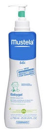 Vonios putos Mustela Babygel, 750 ml