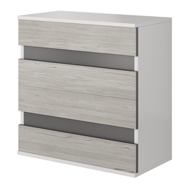 Idzczak Meble Helios 46 4S Chest Of Drawers White/Grey