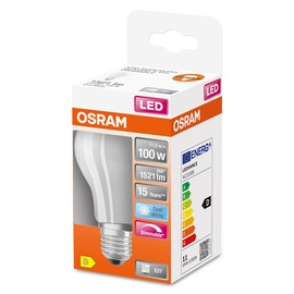 Светодиодная лампочка Osram LED, белый, E27, 12 Вт, 1521 лм