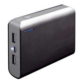 Uzlādēšanas ierīce – akumulators (Power bank) Platinet PMPB6BG, 6000 mAh, melna/pelēka