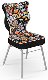 Детский стул Entelo Solo Size 3 ST28 Black/Animals, 330x310x695 мм