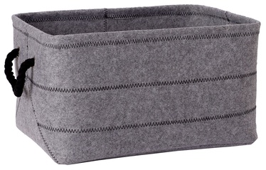Home4you Max Felt-1 Basket 44x32xH24cm Light Gray