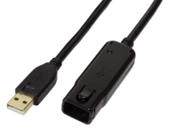 LogiLink Active Repeater Cable USB to USB Black 24m