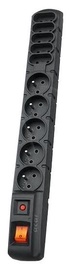 HSK Data Power Strip 10 Outlet Black 1.5m