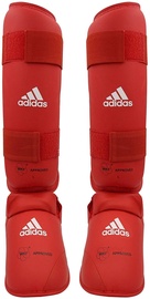 Защита голени и стопы Adidas WKF 661.35, красный, XS