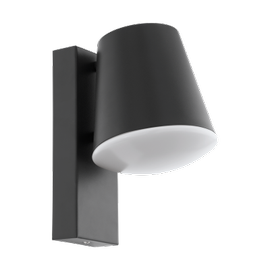 Õue seinavalgusti Eglo Caldiero, 10W, E27, IP44, must