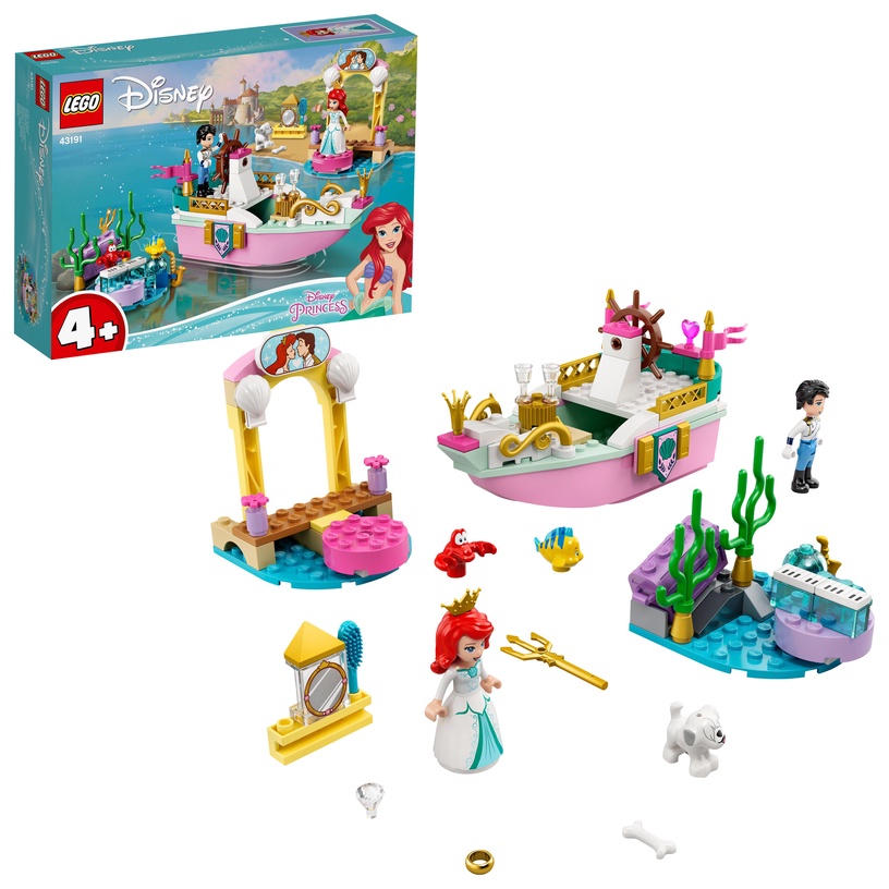 Konstruktor LEGO I Disney Princess™ Arieli pidustuste laev 43191, 114 tk