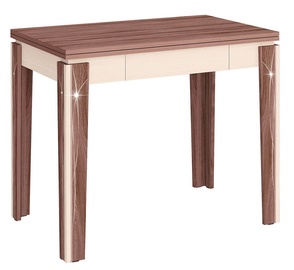Pusdienu galds DaVita Orfej 23.10 Ash Shimo/Koburg Oak, 900 - 1200x600x760 mm