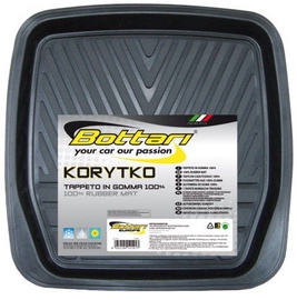Резиновый автомобильный коврик Bottari Universal Carpet Black, 1 шт.