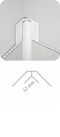 Соединительная лента PVC Internal Corner B5 Grey 2.7m