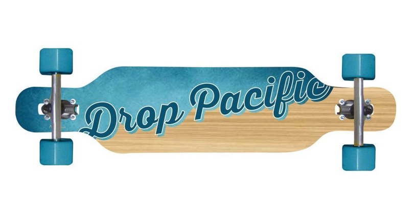 Скейтборд Nextreme Drop Pacific, коричневый