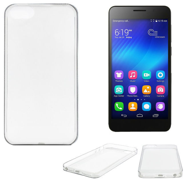 Dėklas Telone, Huawei Honor 6 Plus, skaidri - Senukai.lt