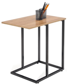 Konsoles galds Halmar Narvik Law1 Black/Oak, 600x400x600 mm