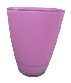 Lillepott, klaas, Ø 145 mm, roosa