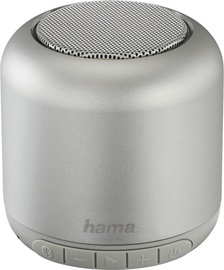 Hama Steel Drum Bluetooth Speaker Silver
