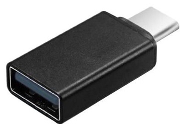 Adapteris Gembird USB C male, USB 2.0 A female, juoda