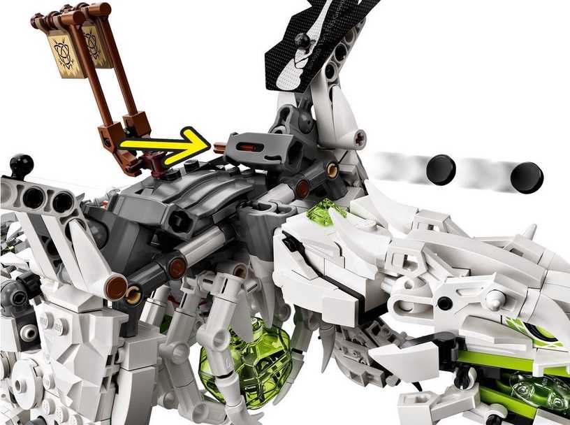 Конструктор LEGO®Ninjago Дракон чародея-скелета 71721