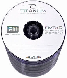Esperanza 1075 Titanum DVD+R 8x 4.7GB Spindle 100 DVD's