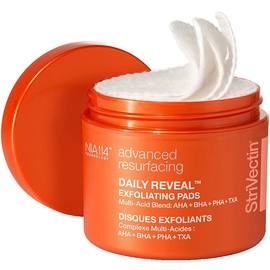 Sejas tīrīšanas līdzeklis StriVectin Daily Reveal Exfoliating Pads 60pcs, sievietēm