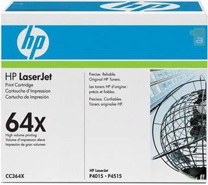 Tonerių kasetė HP CC364X, juoda