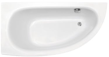 Ванна Besco Milena Premium Left 150, 1500 мм x 695 мм x 400 мм, левосторонняя