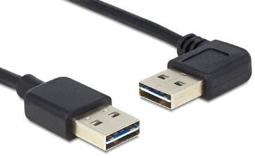 Juhe Delock USB To USB, must, 1 m
