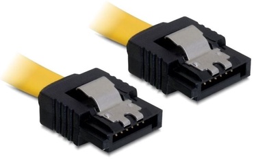 Delock Cable SATA to SATA Yellow 0.7m