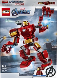 Konstruktors LEGO® Super Heroes Marvel Dzelzs vīra robots 76140, 148 gab.