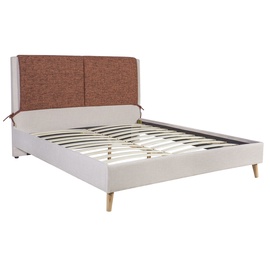Home4you Cassidy Bed w/ Harmony Duo 160x200cm Orange/Beige